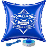 EPN Pool Pillow 6x6 FT blue model front view