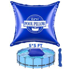 EPN Pool Pillow for Above Ground Pools 5x5 Ft, Blue