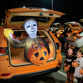 Epochleno Halloween inflatable decor front view with LED lights