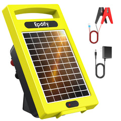 Epoify Solar Fence Charger front view in yellow
