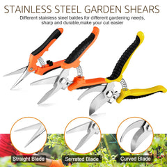 Ergonomic handle of Wevove pruning shears for comfortable grip