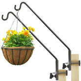 ERYTLLY Adjustable Rail Hook for Bird Feeders, black