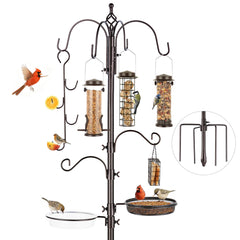 ERYTLLY Bird Feeding Station Kit 94 inch with hooks and tray