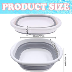 ESEHGS foot bath with dimensions displayed next to a ruler