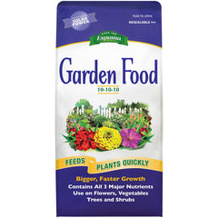 Espoma 10-10-10 Garden Food 6.75 lb bag front view