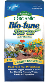 Espoma Bio-Tone Starter Plus Fertilizer 4 lb bag front view
