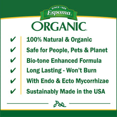 Espoma Bio-Tone Starter Plus Fertilizer in a garden setting