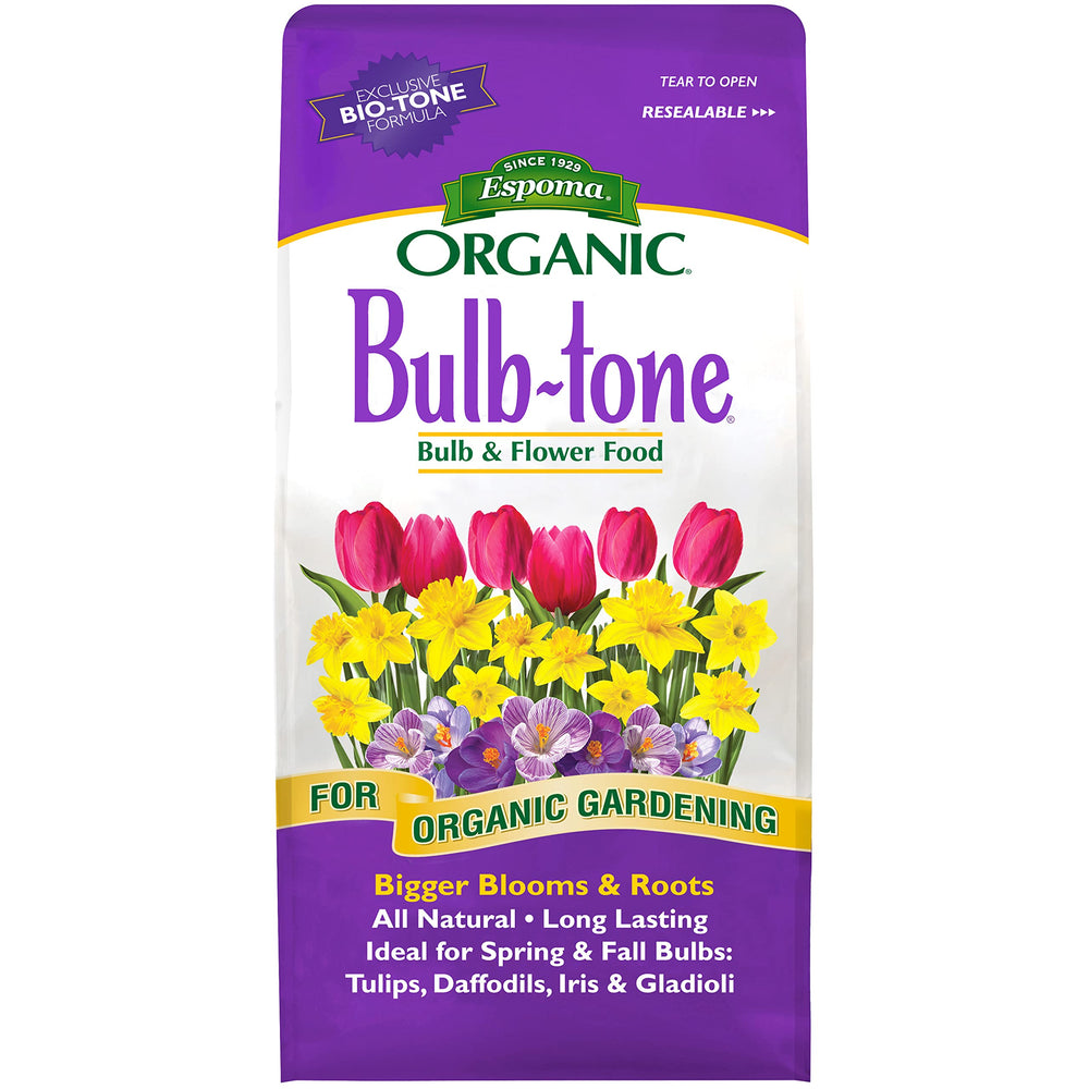 Espoma Organic Bulb-Tone 4 lb bag front view