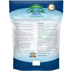 Espoma Organic Perlite 8 quart packaging details