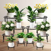 ESRICH 10 Pack Metal Plant Stand Set with various sizes