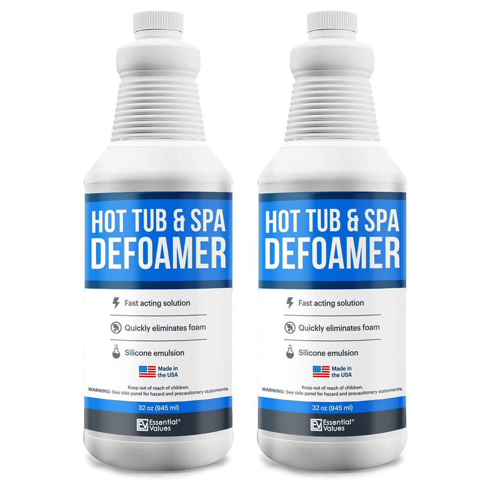 Essential Values Hot Tub Foam Eliminator 32oz bottles front view