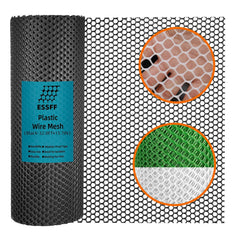 ESSFF Decorative Fencing Roll front view showing black netting