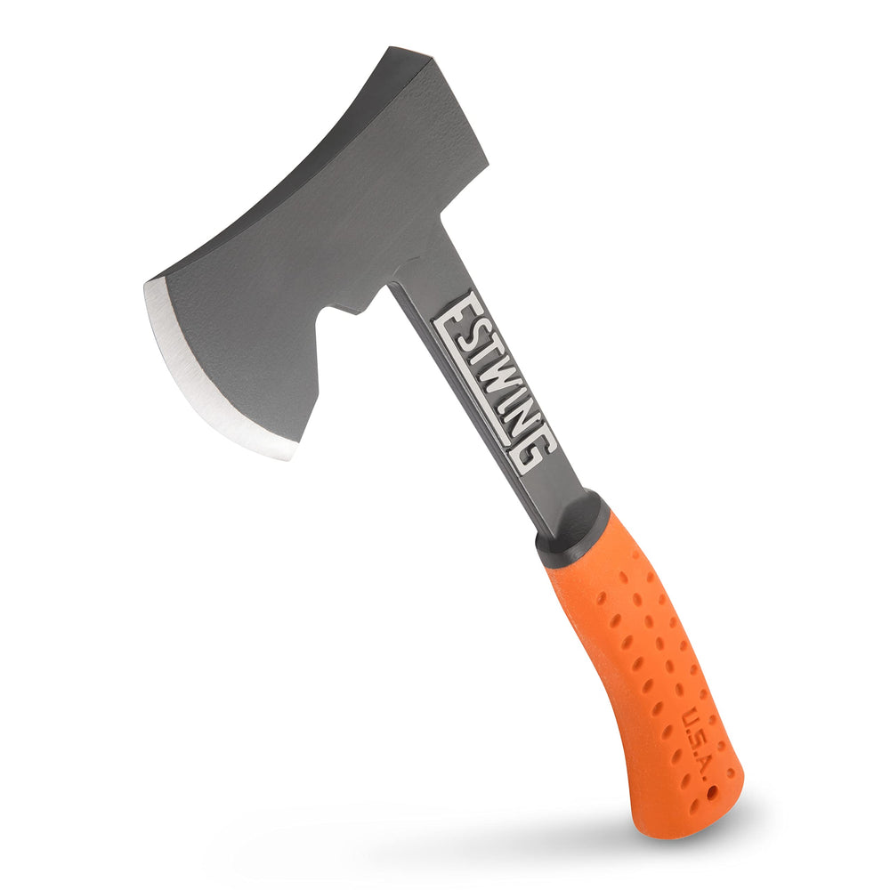Estwing Camper's Axe 14-inch orange model front view