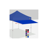 Eurmax 10ft Pop Up Canopy Awning blue model front view