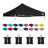 Eurmax 10x10 Pop Up Canopy Replacement Cover in black