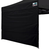 Eurmax 10x10 Pop Up Canopy SunWall black side view