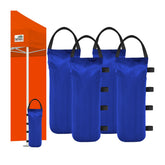 Eurmax 4-Pack Universal Canopy Weights, blue, front view