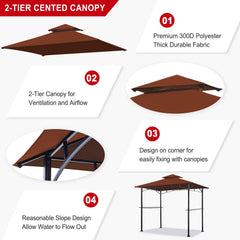Eurmax canopy with UV protection and water-repellent features