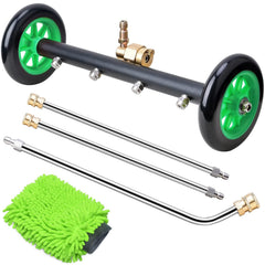 EVEAGE 2-in-1 Undercarriage Pressure Washer Attachment front view