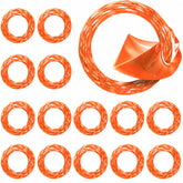 Eventronic 15 Pack twisted trimmer line in orange, pre-cut 14ft strips