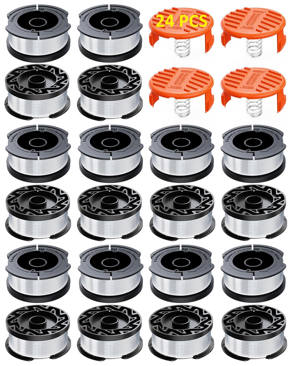 Eventronic 24 Pack Weed Eater String AF-100 spool front view
