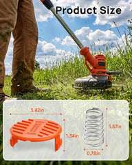 Eventronic Weed Eater Cap showing tool-free snap-on design