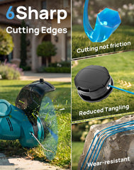 Eventronic weed eater string packaged with heavy-duty zip ties