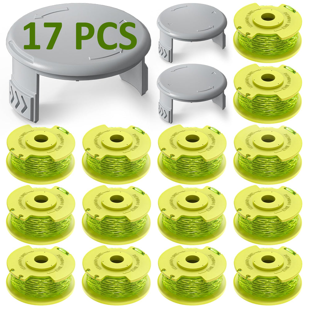 Eventronic Weed Wacker String Replacement Pack includes 14 strings and 3 spool caps