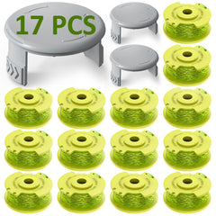 Eventronic Weed Wacker String Replacement Pack includes 14 strings and 3 spool caps