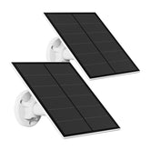 EverExceed 5W solar panel front view with adjustable bracket