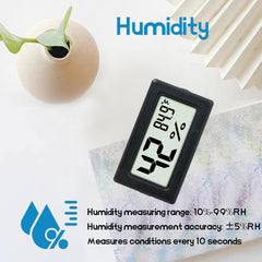 EWPJDK Mini Hygrometer Thermometer measuring humidity