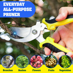 EWPJDK pruning shears with ergonomic rubber grip