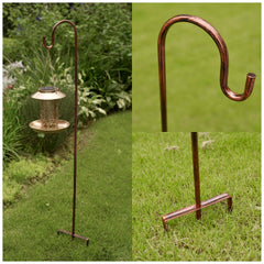EXCMARK Shepherd Hook with lantern hanging
