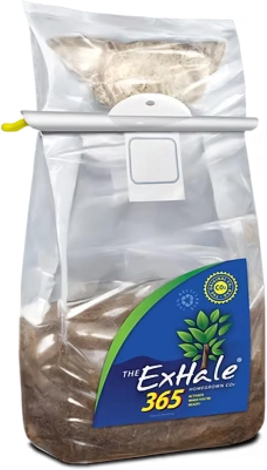 Exhale CO2 365 bag front view showing packaging