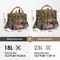 Expandable top compartment of Maelstrom lunch box