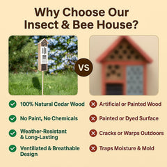Extra large insect house for beneficial insects
