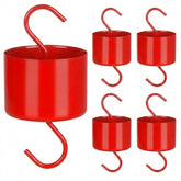 Eyrosa Large Capacity Metal Ant Moat with red finish