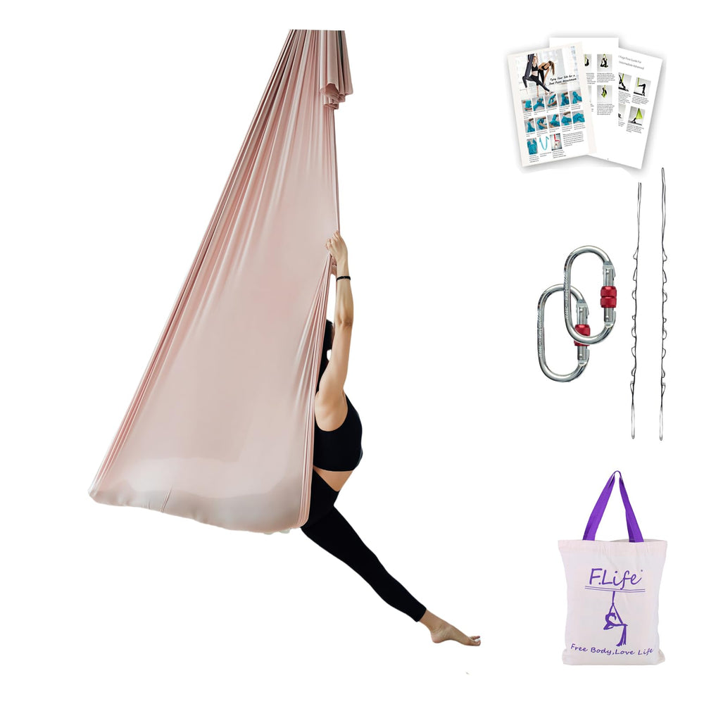 F.Life Aerial Yoga Hammock 5.5 yards in nude colour