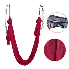 F.Life Aerial Yoga Hammock setup with accessories