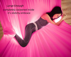 F.Life Aerial Yoga Hammock with carabiners and daisy chains