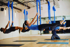 F.Life Aerial Yoga Hammock with included carabiners and daisy chains