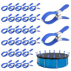Fabflame 30 PCS Pool Cover Clips front view