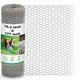 Fabulas Chicken Wire Fencing Mesh 15.3 x 177 inches front view
