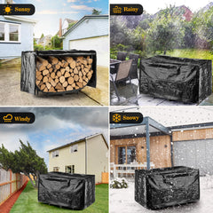 facka 40 Inch Firewood Rack design for airflow