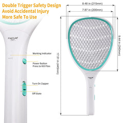 Faicuk Bug Zapper Racket side view