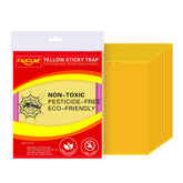 Faicuk Yellow Dual-Sided Sticky Fly Traps package front view