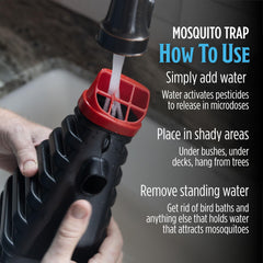 Family-friendly design of Grandpa Gus's Mosquito Trap with children nearby