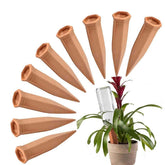 FAMILY Plant Watering Stakes tan ceramic 7-inch length