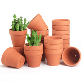 FAMILY terra cotta flower pots 3.15 inch pack of 20