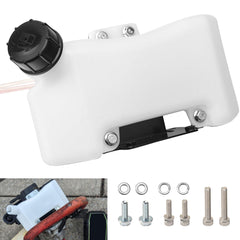FancyTark Fuel Gas Tank Kit front view, durable plastic construction